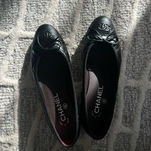 Quilted ballet flats